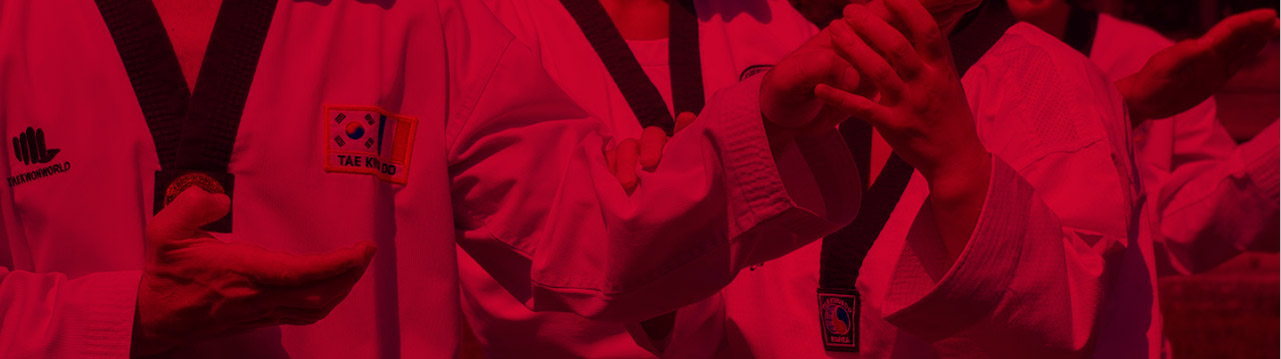 Maître de Taekwondo dispensant ses cours